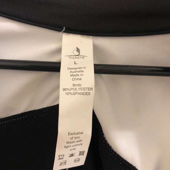 Icyzone Women’s Workout Track Jacket Activewear 1/2 zip running clothes size L - Picture 8 of 8